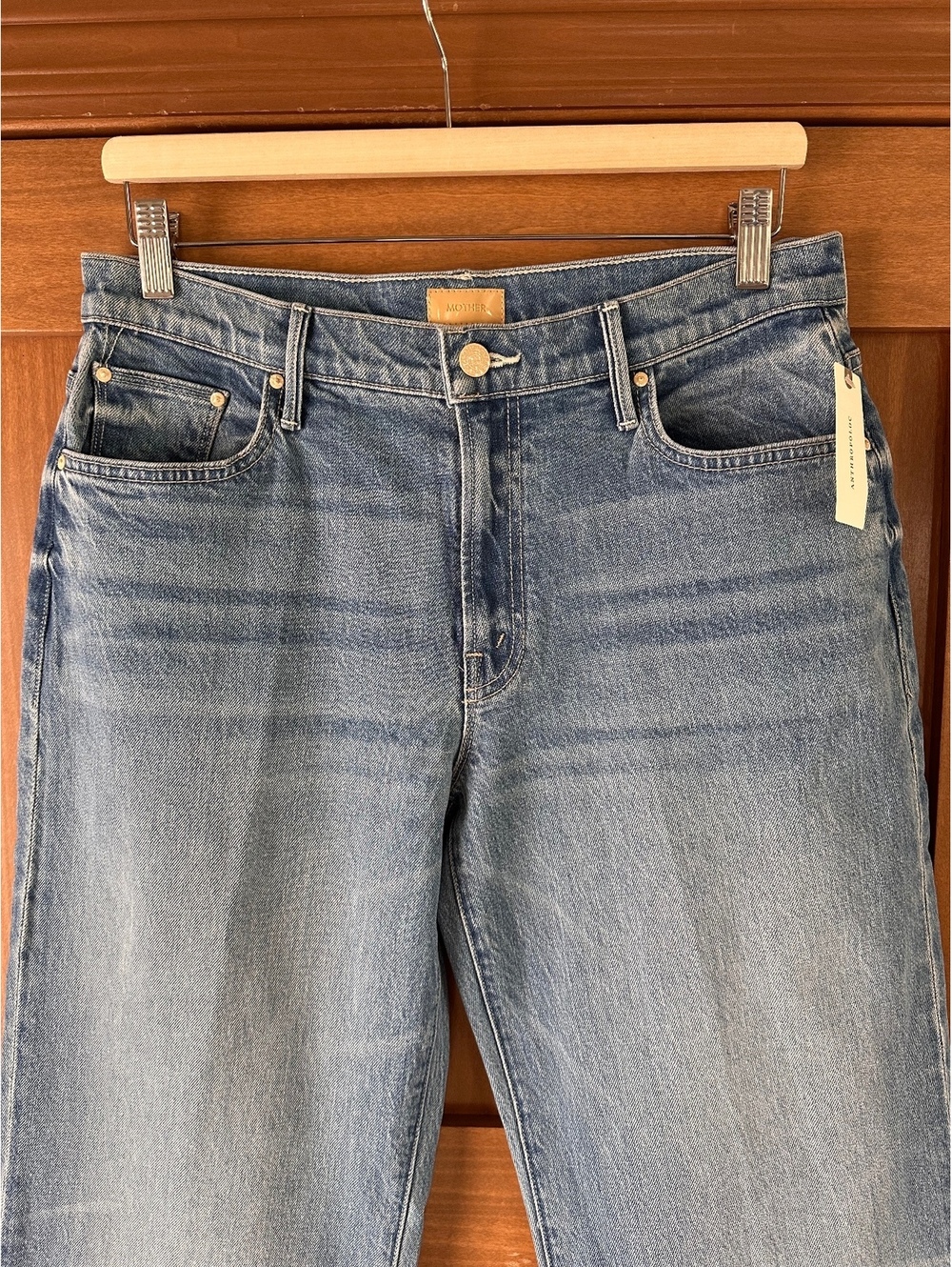 NWT MOTHER The Mid Rise Maven Ankle Jeans in Magic School Bus Wash Women’s 29 - Picture 2 of 15
